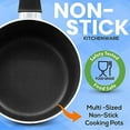 thumbnail image 4 of SereneLife 11 Piece Pots and Pans Home Non Stick Kitchenware Cookware Set, 4 of 6