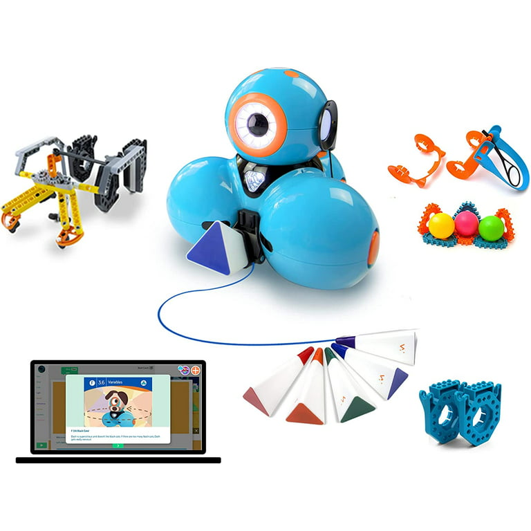 Wonder Workshop Dash – Coding Robot for Kids 6+ – Voice Activated –  Navigates Objects – 5 Free Programming STEM Apps – Creating Confident  Digital
