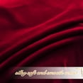 thumbnail image 6 of NICETOWN Red Velvet Curtains 108 inches Length 2 Panels Set, Room Darkening Thermal Insulated Energy Efficiency Window Drapes for Holiday Christmas Decoration, 6 of 8