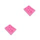 thumbnail image 3 of Kearding Reemplazo de molde con forma de hoja de 10 rejillas para microondas, molde decorativo para hornear galletas de Chocolate DIY, 2piezas, 3 of 6