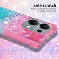 thumbnail image 3 of Funda para Xiaomi Redmi Note 13 Pro 4G Transparente con Brillos Carcasa Protectora Antigolpes con Glitter Brillante, 3 of 5