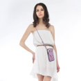 thumbnail image 3 of Compatible with iPhone 13 Wallet Case PU Leather Crossbody Strap Lanyard Clasp Durable Card Holder Slot Protective Cover for Women Girls Purple, 3 of 10
