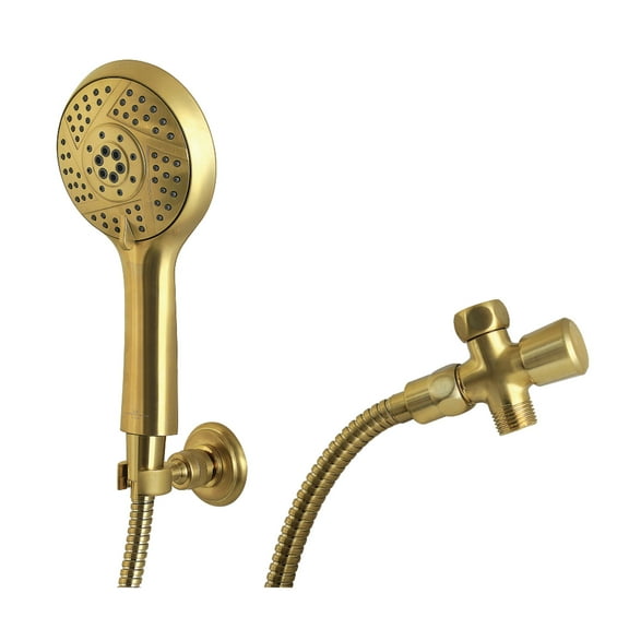 Kingston Brass KX1547SD Vilbosch Multi-Function Hand Shower Kit, Brushed Brass