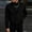 B#Black, variant on DPTALR Men's Solid Color Casual Fashion Slim Long Sleeve Turndown Collar Jacket with Pocket Buckle,Gray ,XXL