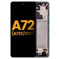 thumbnail image 1 of Assemblage de Remplacement OLED avec Cadre Compatible pour Samsung A72 (A725 / 2021) (Reconditionné) (Awesome Blue), 1 of 9