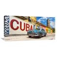 thumbnail image 1 of Global Gallery Pangea Images,'Vintage car and mural, Cuba' Stretched Canvas Artwork, 1 of 3