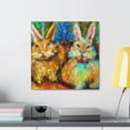 thumbnail image 3 of Rabbits in Springtime - Canvas, 3 of 10