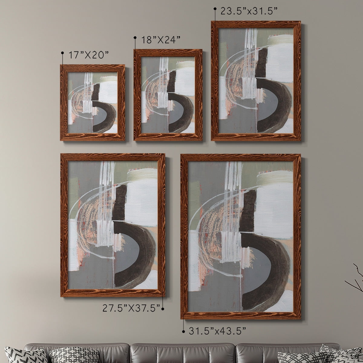 Arching Neutrals III - Premium Framed Canvas - Ready to Hang