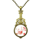 thumbnail image 1 of Lucky Fortune gato Flower fan Japón Collar Guitarra Antigua Joyería Música Colgantes Unbranded  M, 1 of 3