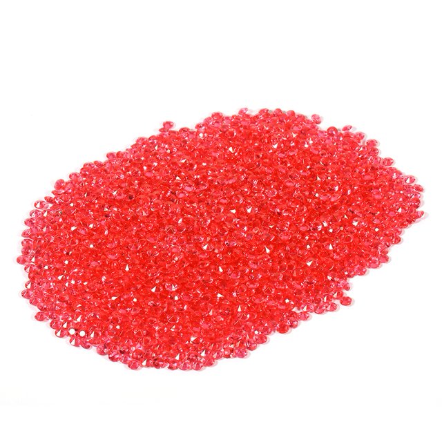 2000 Uds. 4,5mm decoración del hogar boda cristales dispersos adorno de diamante mesa confeti fucsia