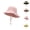 Pink, variant on Children Solid Color Sun Protection Bucket Hat - Face Covering UV Resistant Material, Lightweight Breathable Fisherman Caps For Spring Summer Outdoor Activities & Daily Travel Gear