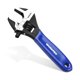 thumbnail image 1 of Llave ajustable WORKPRO de acero Cr-V de 10 cm con mordaza ancha, 1 of 8
