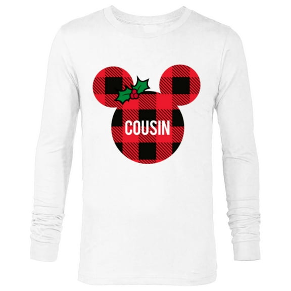 Disney Minnie Mouse COUSIN Holiday Family - Long Sleeve T-Shirt for Men - Customized-White