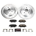 thumbnail image 3 of PowerStop Rear Z23 Evolution Sport Carbon-Fiber Ceramic Brake Pad and Drilled & Slotted Rotor Kit Fits: CADILLAC Select Models K8965, 3 of 10