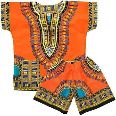 

Children Dashiki Shirt And Shorts