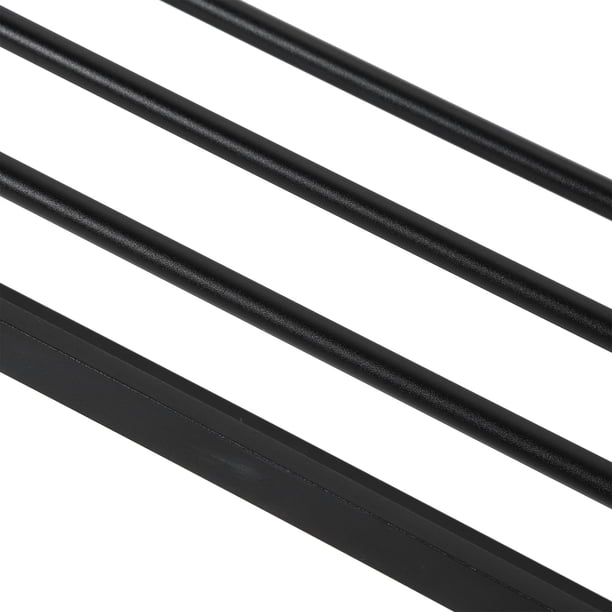 Toalla De 3 Niveles, Espacio Negro, Soporte De Toalla Montado En La Pared De Aluminio, Colgador, Organizador De , Accesorios