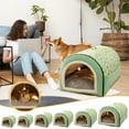 thumbnail image 1 of Xihbxyly Cama para Perros de Interior, Doble Función: Tienda y Cama, Funda Extraíble y Lavable, Base Antideslizante, Acogedor Refugio para Mascotas, Protección Contra Todo Tipo de Clima, Ideal para P, 1 of 2