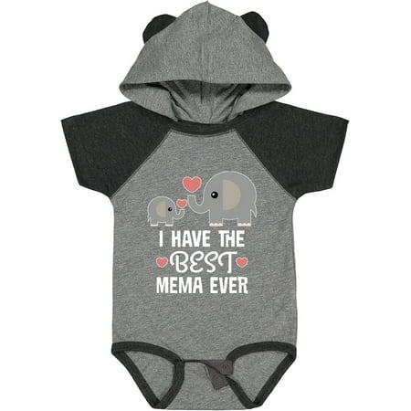 

Inktastic Best Mema Ever Grandchild Gift Baby Boy or Baby Girl Bodysuit