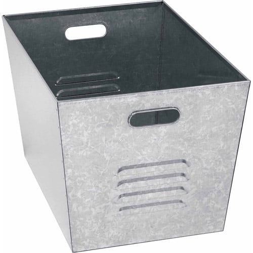 Edsal Steel Galvanized Utility Bins, Set of 6, LB111310