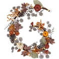 thumbnail image 1 of Guirnalda otoñal de Halloween Valery Madelyn de 6 pies con luces en forma de calabaza, 1 of 6