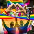 thumbnail image 6 of 40oz Rainbow Tumbler With Handle and Straws, Gifts For Gays Lesbian LGBTQ, Gay Pride Flag Coffee Mug Water Bottle, LGBT Stainless Steel Insulated Cup,Valentines Birthday Gift, 6 of 6
