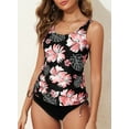 thumbnail image 5 of DOKOTOO Womens Tankini Tops Only Ruched Tummy Control Bathing Suit Top No Bottom, 5 of 8