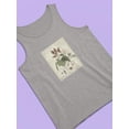 thumbnail image 3 of Descube Botanical V Racerback Tank Women -A. Descubes Designs, Female x-Small, 3 of 4