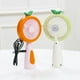 1PCS Ventilateurs Électriques de Poche avec LED Lumière Cartoon Fruits en Forme de Refroidisseur USB Rechargeable Mini Ventilateur de Refroidissement à Air Portable 6 Types – image 5 sur 6