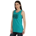 thumbnail image 4 of Inkmeso Educated Motivated Vaccinated Pro-Vaccine Womens Tank Tops Casual Tee, 4 of 7