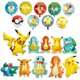 thumbnail image 2 of Globo de Pokémon Pikachu Geni Tortuga Maravillosa Rana Hierba Pequeño Dragón de Fuego Globo de Aluminio Decoración de Fiesta de Cumpleaños para Niños, 2 of 5