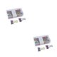 thumbnail image 1 of sweethay 12 paquetes/lote Conveniente y confiable - Carpeta Elliot con clips de carpeta de metal Fácil de sujetar Oficina Type7 NO7, 1 of 6