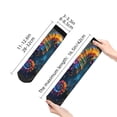 thumbnail image 4 of Naloa Neon Seahorse Underwater Realm Ankle Socks for Women Non Slip Socks No Show Socks Classic Low Cut Casual Socks Casual Socks, 4 of 7