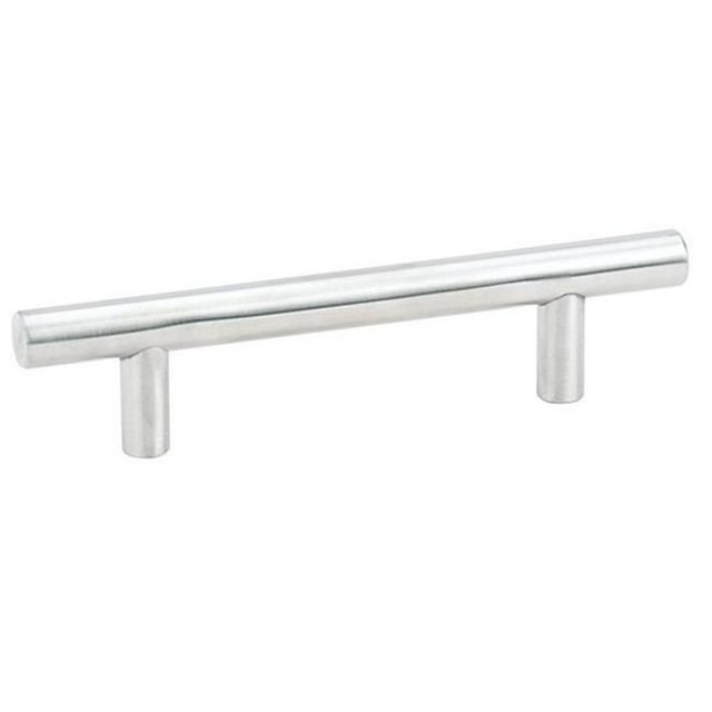 Emtek S62011SS 24 in. Center to Center Cabinet Pull, Satin Stainless Steel