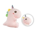 thumbnail image 4 of Dinosaurio De Peluche con Cuerno Tierno Rosa Importadora La Merced Felpa Suave, 4 of 4