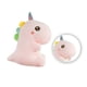 thumbnail image 4 of Dinosaurio De Peluche con Cuerno Tierno Rosa Importadora La Merced Felpa Suave, 4 of 4