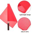 thumbnail image 3 of COSMOBETTY 2Pcs Commanding Referee Flags with Comfortable Grip for Soccer Rugby and Field Hockey, 3 of 6