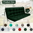 thumbnail image 2 of Porch Swing Cushion Thicken 4", 63" Swing Cushions 2-3 Seater Replacement, Waterproof Bench Cushions with Backrest, Anti-Fading Patio Swing Chair Pads for Outdoor Garden Furniture, 2 of 7