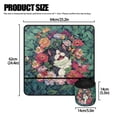 thumbnail image 5 of HELLHERO Sewing Machine Pad Cat and Floral Patterns Storage Bag Easy to Clean Travelling 25.2in×24.4 Inch for Friend Family Present, 5 of 5