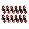 thumbnail image 1 of Unique Bargains 12 Pcs Mini Pinces à Cheveux Petites Pinces à Cheveux en Strass Pinces à Cheveux en Métal Petites Pinces à Cheveux pour Femmes et Filles Rouge, 1 of 7