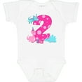 thumbnail image 3 of Inktastic Dinosaur Party-second Birthday Girls Baby Bodysuit, 3 of 5
