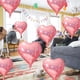 thumbnail image 4 of Globos de corazón, globos de aluminio con forma de corazón, globos de amor, globos de San Valentín para bodas, decoraciones de despedida de soltera, aniversarios., 4 of 6