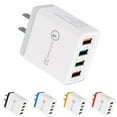 thumbnail image 3 of 4 Multi-Port Fast Quick Charge 3.0 Wall Charger USB Hub Power Adapters, 3 of 9