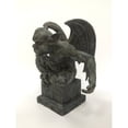 thumbnail image 2 of Hi-Line Gifts 17.25" Sitting Gargoyle Outdoor Garden Statue, 2 of 4