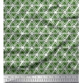 thumbnail image 1 of Soimoi Rayonne Tissu Tourbillon & Triangle Géométrique Tissu Imprimé par Yard 56 Pouces de Large, 1 of 1