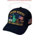 thumbnail image 2 of Eagle – United States 250th Anniversary Hat: Adjustable 250 Year American Anniversary Cap, USA Patriotic Caps, 2 of 18