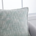 thumbnail image 4 of My Texas House Weston Woven Cotton Slub Square Decorative Pillow Cover, 20" x 20", Mint, 4 of 6