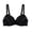 Black, variant on Hrsba Lace Bras for Women Underwire Push Up Racerback Breathable Lightweight Daily Wear Soft Flexible Support Structure