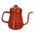 thumbnail image 5 of Glass Gooseneck Pour Over Kettle, Long Spout Kettle Coffee Tea Kettles Heat Resistant Tea Pot for Home Coffee Shop Office, 350ml[Brown] 26-27s, 5 of 5