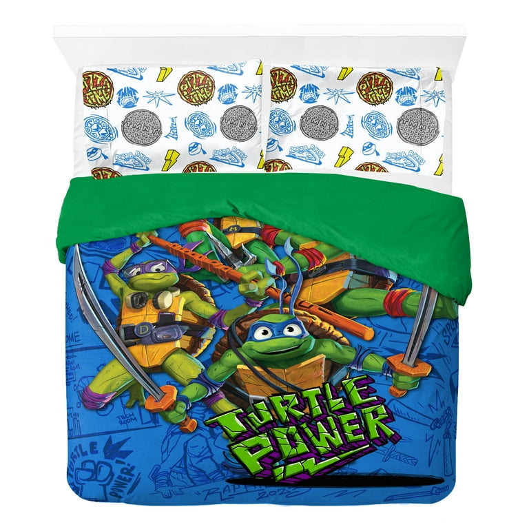 TMNT ニンジャタートルズ シーツと枕カバーのセット Amazon.com: Jay Franco Nickelodeon Teenage Mutant Ninja Turtles