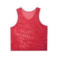 thumbnail image 5 of Zaldita Mens Pennies Sports Scrimmage Training Vest Football Soccer Jersey Mesh Tank Tops Team Red XL, 5 of 7